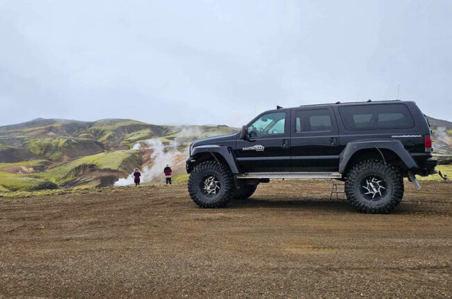 Jeepem do Landmannalaugar